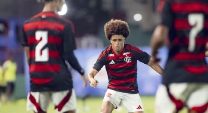 Flamengo perde para o Santos e desperdiça chance de colar nos líderes do Brasileirão Sub-17