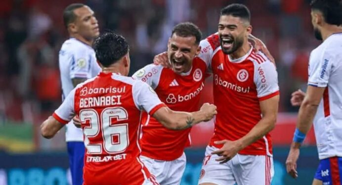 Destaque do Internacional sofre grave lesão e deve ser desfalque contra o Flamengo na Libertadores
