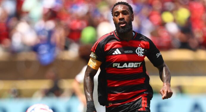 Capitão do Flamengo, Gerson lidera ranking entre jogadores do Mundial de Clubes