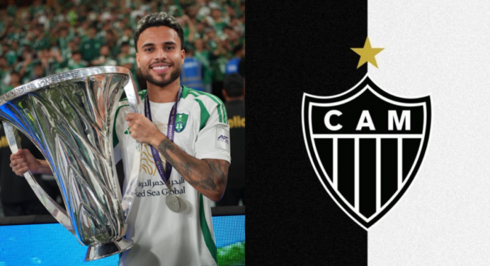 “Contra o Flamengo é especial”: reforço do Atlético-MG projeta estreia em jogo da Copa do Brasil