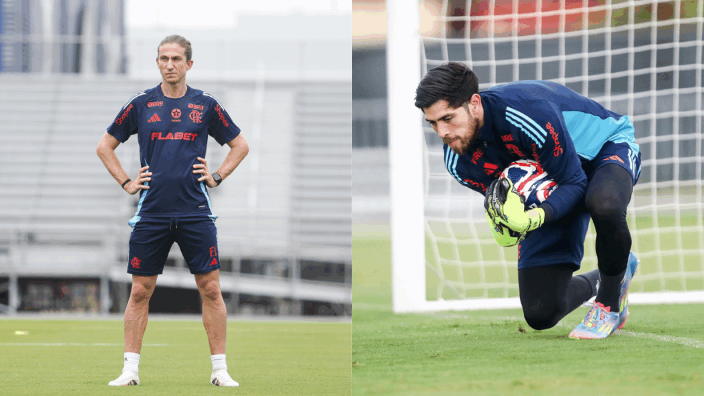 Filipe Luís intensifica preparação para jogo do Flamengo x São Paulo, pelo Brasileirão