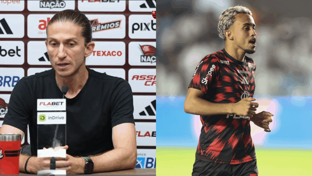 Filipe Luís explica motivo de não utilizar Matheus Gonçalves em jogo do Flamengo