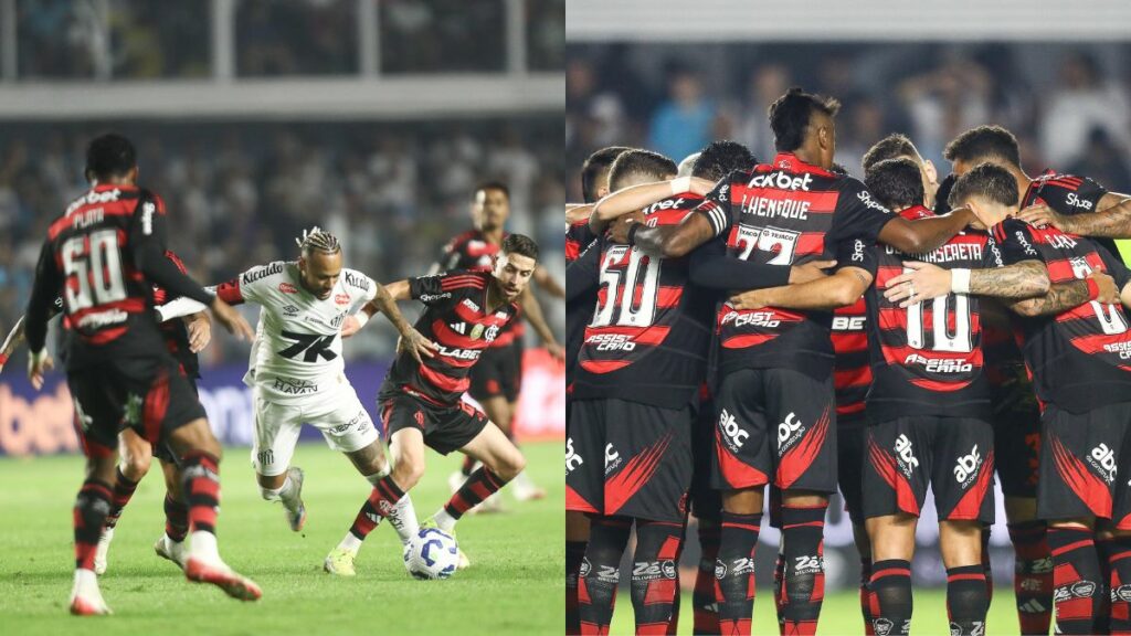 Com gol de Neymar, Flamengo perde para o Santos cai invencibilidade de 5 jogos no Brasileirão 2025
