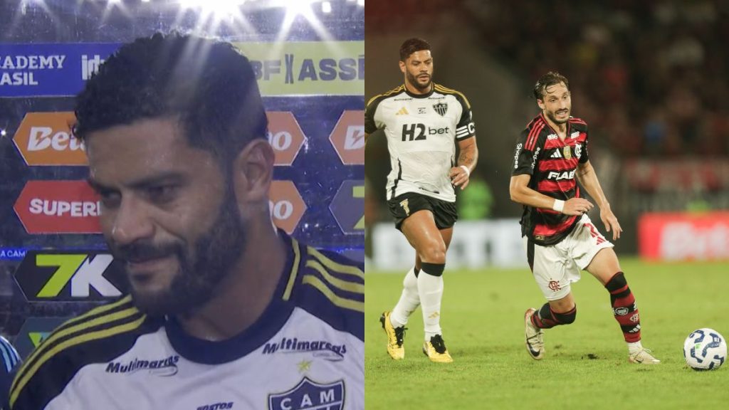 Enlouqueceu? Hulk vê Atlético-MG superior ao Flamengo em jogo do Brasileirão