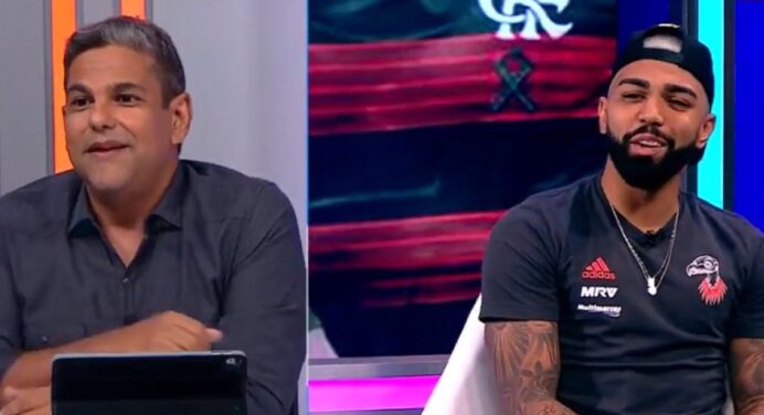 O que você faria se encontrasse o Gabigol? Narrador do Flamengo surpreende com resposta