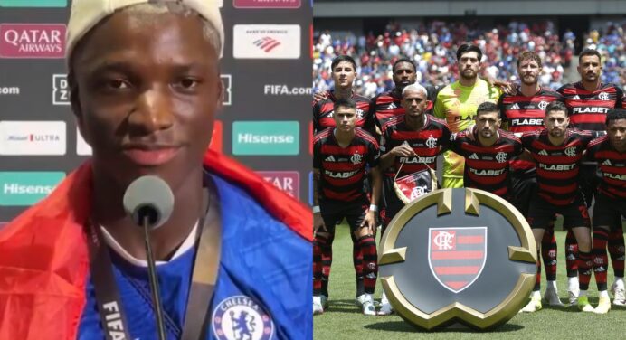 Estrela do Chelsea ‘alfineta’ Flamengo durante comemoração do título mundial