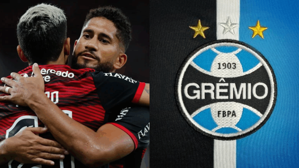 Jogador do Flamengo é oferecido, e Grêmio recusa contratação