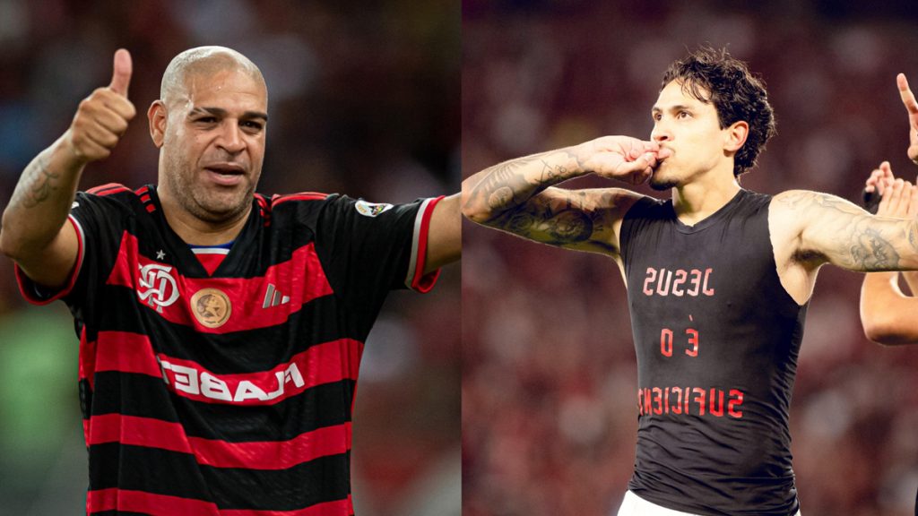 Adriano Imperador quebra silêncio e manda recado para Pedro após vitória do Flamengo no Fla-Flu