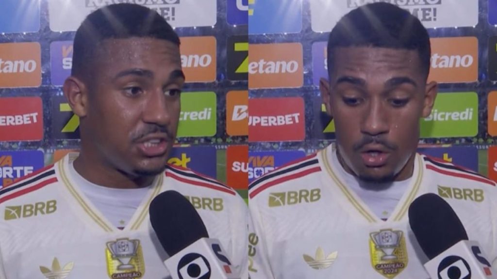 Samuel Lino admite dificuldade em estreia, mas dá receita para virada do Flamengo na Copa do Brasil