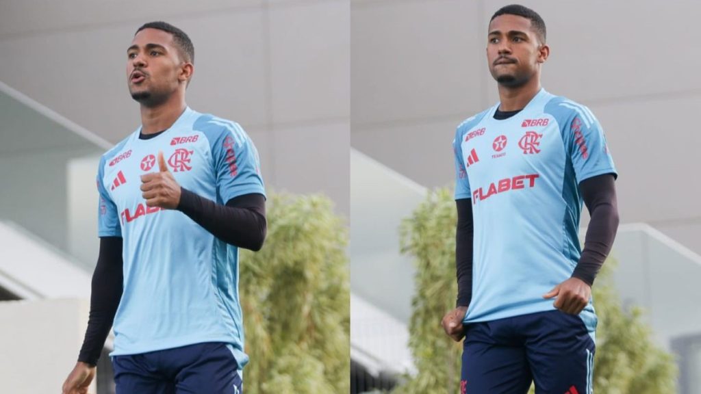 Ponta, centroavante ou meia? Samuel Lino detalha estilo de jogo preferido após chegada ao Flamengo