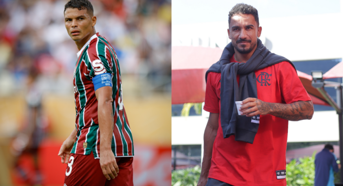 Danilo, do Flamengo, manda recado a Thiago Silva; ex-Fluminense é novo reforço do Porto