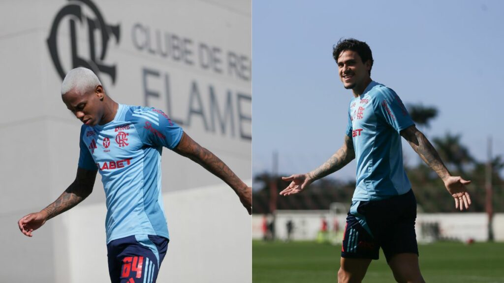 Pedro ou Wallace Yan: quem deve ser titular em jogo do Flamengo x Fluminense? Vote!