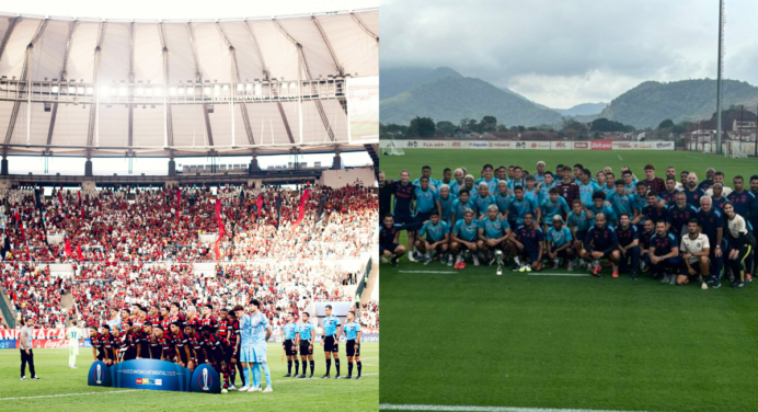 Flamengo faz homenagem especial a campeões mundiais no Ninho