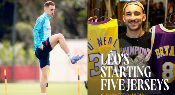 Fã de NBA, Léo Ortiz escala time ideal da história do Los Angeles Lakers