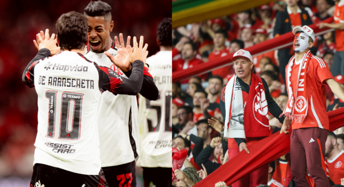 Organizada do Inter manda recado aos jogadores após eliminação para o Flamengo: “A paz acabou”