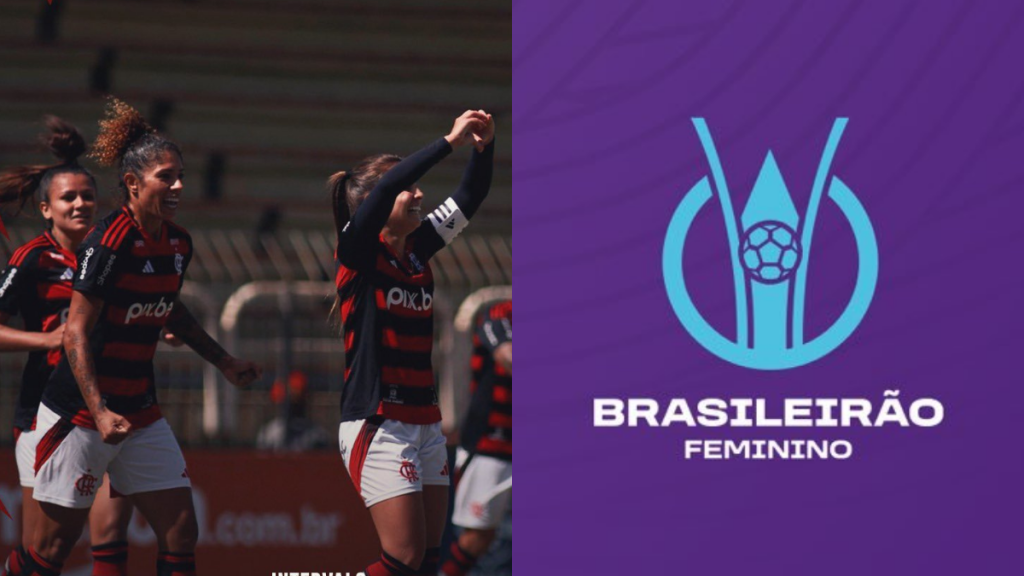 Flamengo marca no final, vence Palmeiras e abre vantagem no Brasileirão Feminino