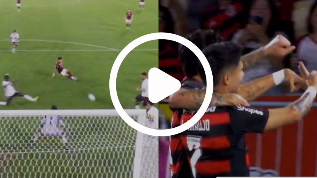 VÍDEO | Veja gol de Luiz Araújo – Flamengo 6×0 Vitória