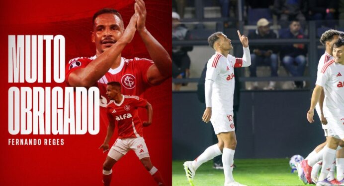 Crise? Internacional rescinde contrato de jogador antes de jogo contra o Flamengo, pela Libertadores