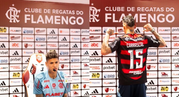 Carrascal no BID: reforço está regularizado para estrear pelo Flamengo