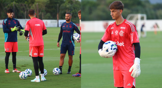 Filipe Luís ‘empresta’ goleiro para jogo do Flamengo x Barcelona, pelo Mundial Sub-20