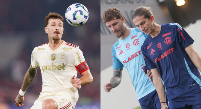 Filipe Luís tem apenas 6 derrotas no comando do Flamengo; 4 delas com falhas decisivas de Léo Pereira