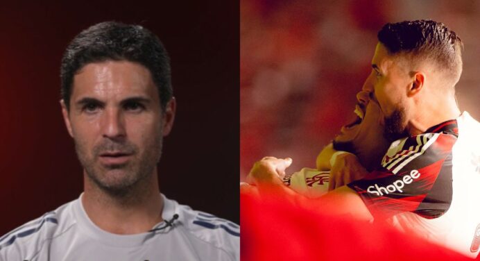 Técnico do Arsenal revela conversa com Jorginho antes de acerto com Flamengo: “Ele tinha muita vontade…”