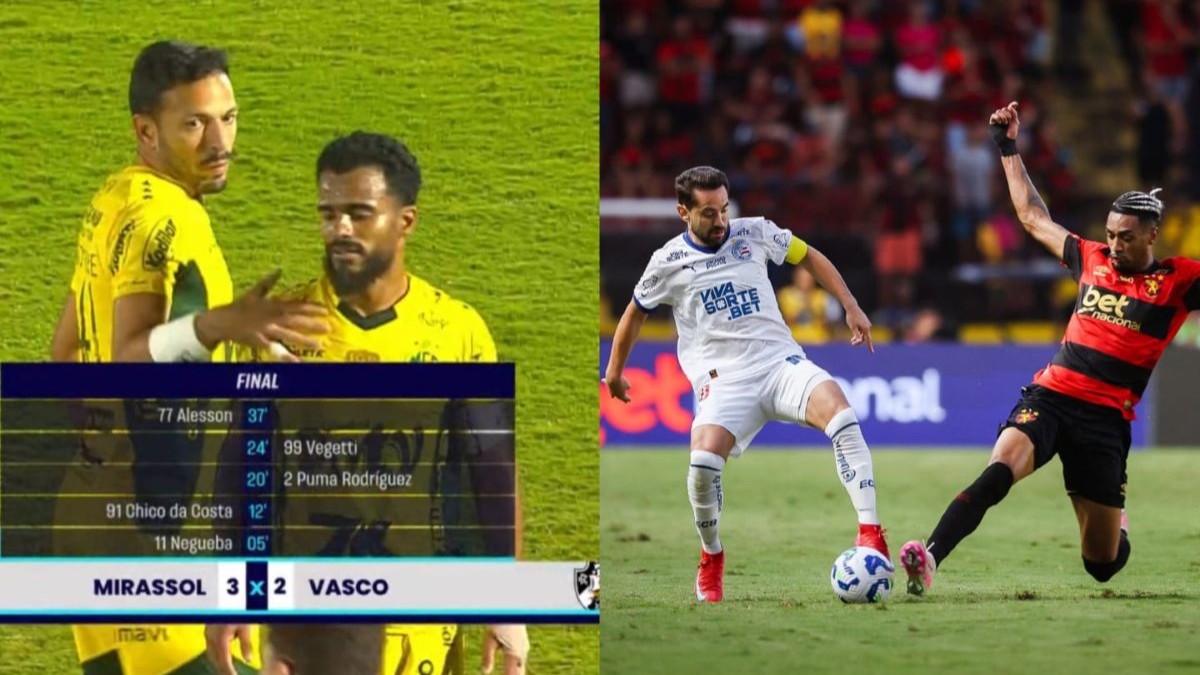 Veja tabela atualizada do Brasileirão 2025 após derrota do Vasco