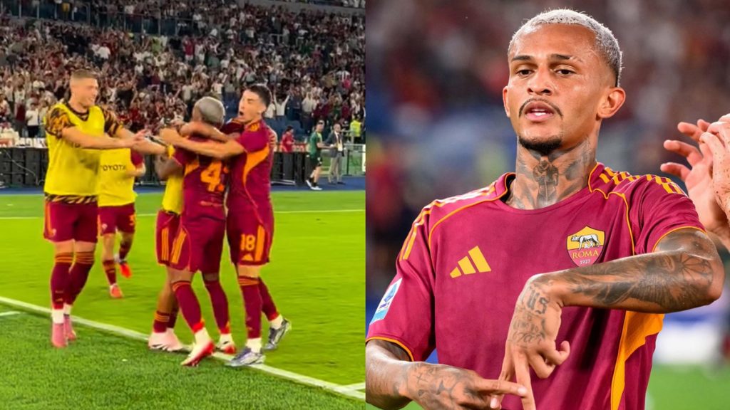 Ex-Flamengo, Wesley marca gol e decide em estreia oficial pela Roma; veja vídeo