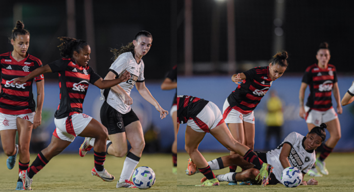 Flamengo luta até o fim, mas Botafogo vence e é campeão do Brasileirão Sub-20