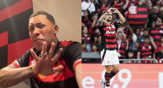 MC Poze se empolga e faz homenagem especial a Arrascaeta, do Flamengo