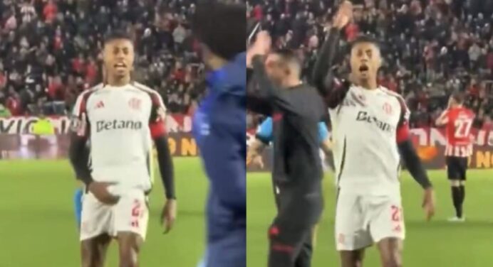 Bruno Henrique justifica atitude ‘polêmica’ em jogo do Flamengo na Libertadores