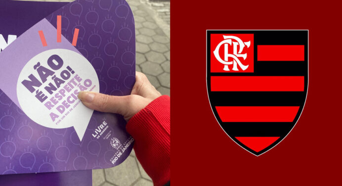 Bancada feminina do Flamengo une torcidas organizadas em ação histórica contra a violência às mulheres