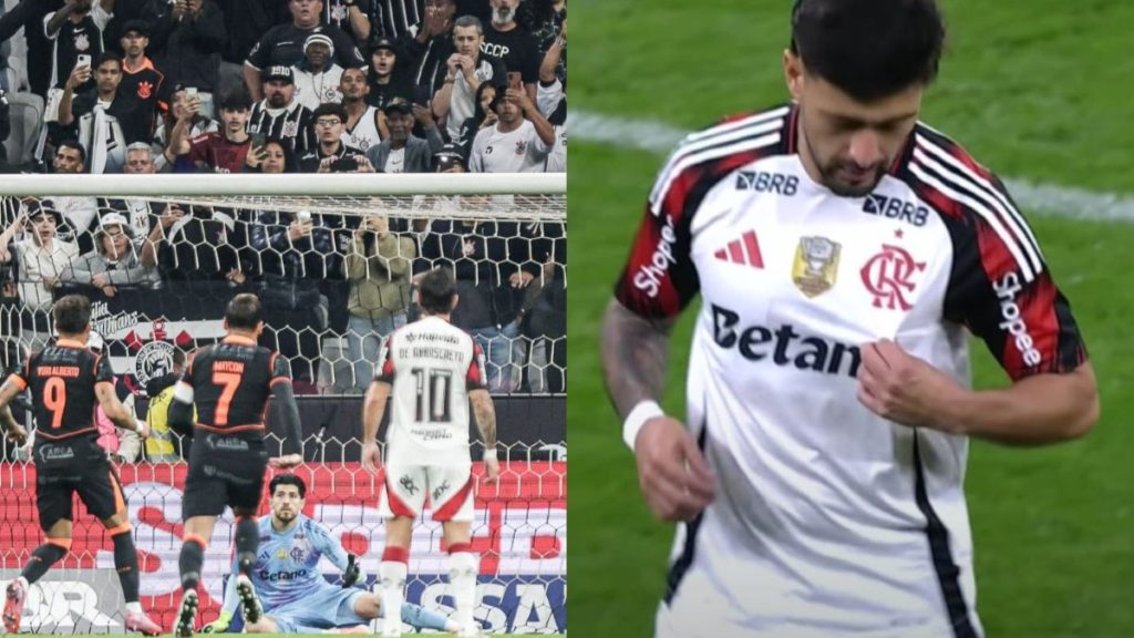 SEGUE O LÍDER! Flamengo vira no fim, vence Corinthians em Itaquera e abre vantagem para Cruzeiro e Palmeiras no Brasileirão