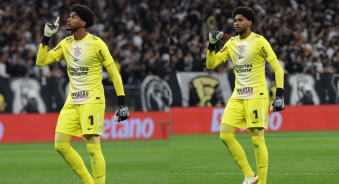 Ex-Flamengo, Hugo Souza atinge marca histórica pelo Corinthians após jogo da Copa do Brasil
