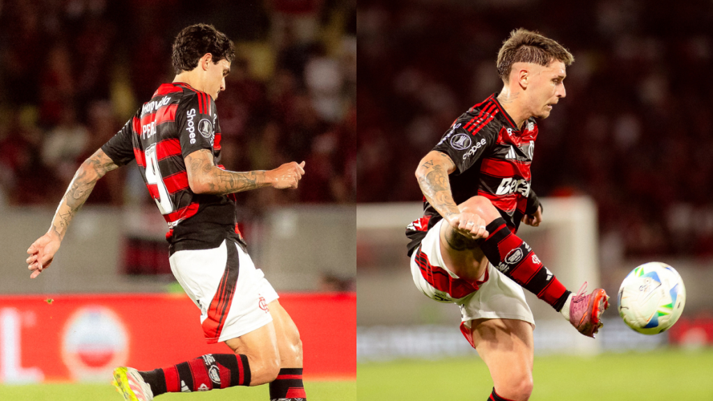 Empate! Pedro e Varela são eleitos ‘Craques da Torcida’ após vitória do Flamengo na Libertadores