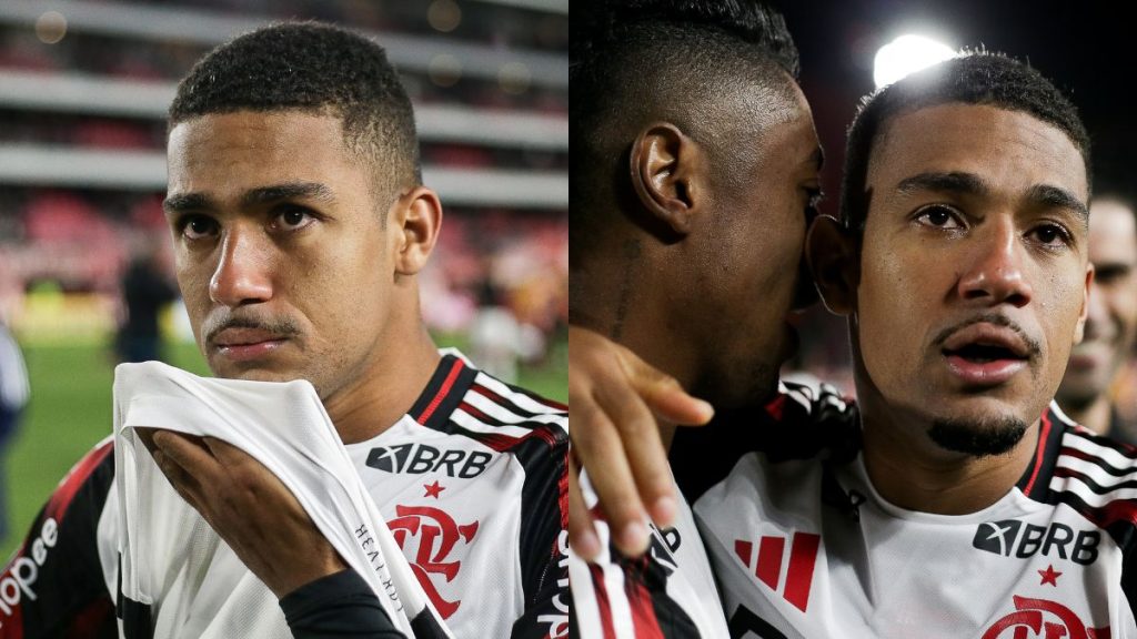 Samuel Lino tem reação ‘inusitada’ após classificação do Flamengo na Libertadores
