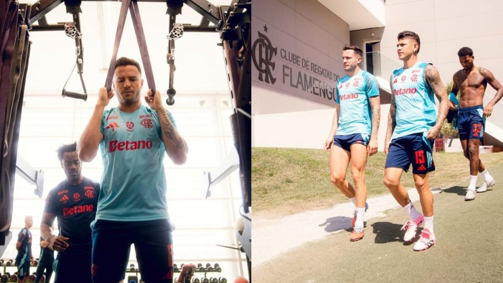 Saúl dúvida para jogo contra o Vasco? Veja se meia do Flamengo treinou neste sábado