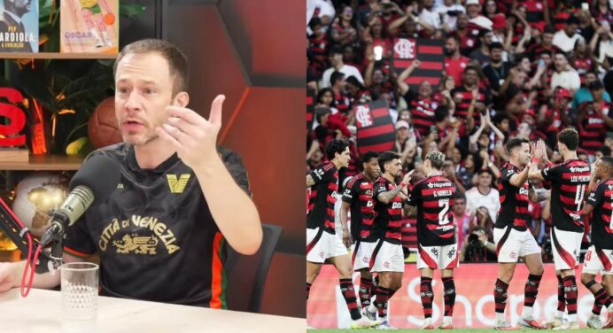 Ex-Globo dá forte recado aos secadores do Flamengo que não viram falta em gol anulado do Racing