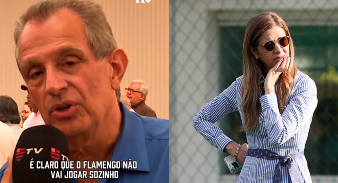 “Narrativas tolas”: presidente do Flamengo ironiza declaração de Leila Pereira, do Palmeiras