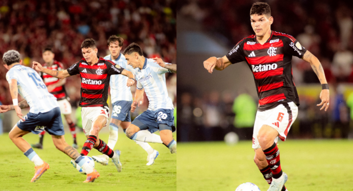 Jogador do Flamengo ataca comentarista que o criticou após jogo na Libertadores