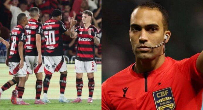 CBF define escala de arbitragem completa para Flamengo x Fortaleza, pelo Brasileirão