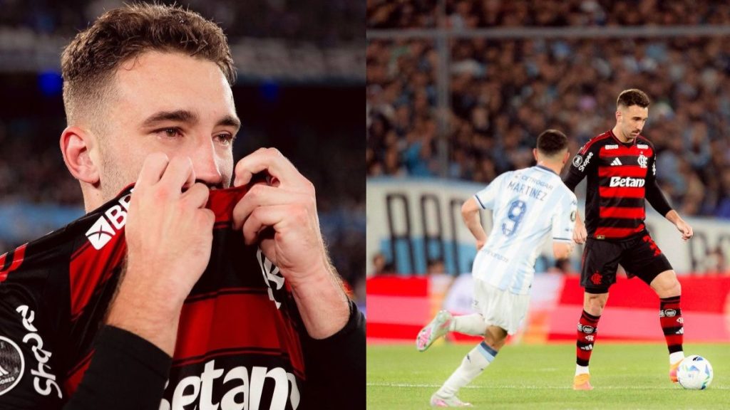 Léo Ortiz justifica choro após jogo do Flamengo x Racing na Libertadores