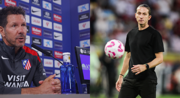 Simeone tem acerto com time italiano, e Filipe Luís é favorito para assumir o Atlético de Madrid, diz jornalista