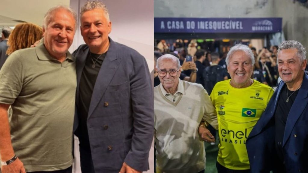 Lenda da Itália se emociona em encontro com Zico, ídolo do Flamengo: “Minha inspiração”
