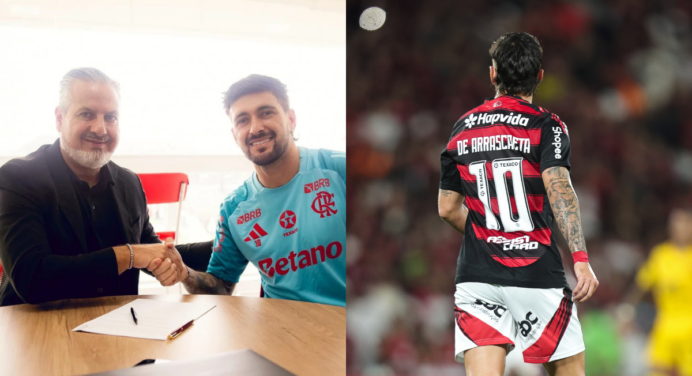 Flamengo anuncia renovação de contrato com Arrascaeta; veja até quando é o novo vínculo