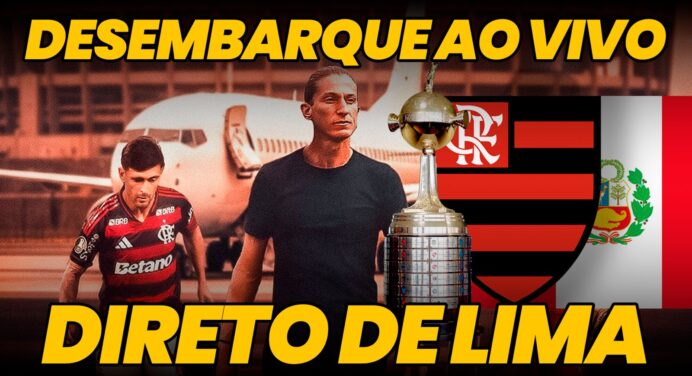 Desembarque AO VIVO: acompanhe com o Coluna do Fla a chegada do Flamengo em Lima para a final da Libertadores
