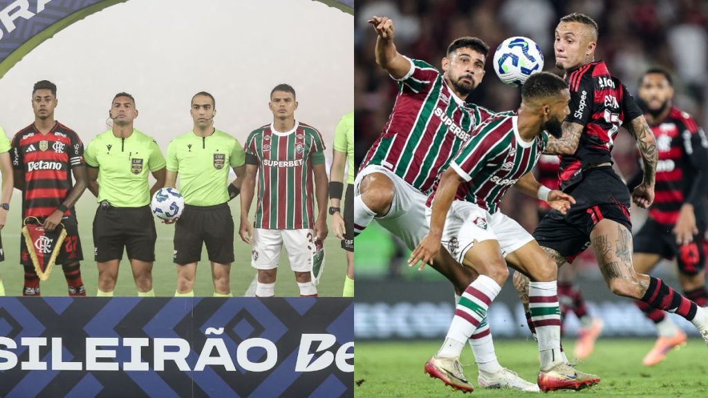 Jornalista da Globo se revolta com arbitragem em jogo do Flamengo x Fluminense, pelo Brasileirão