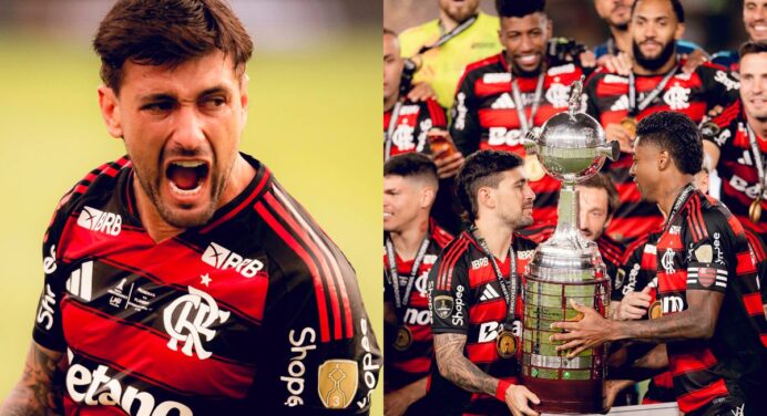Arrascaeta manda recado à torcida do Flamengo após título da Libertadores