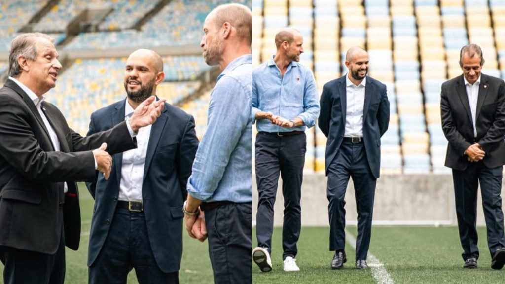 Presidente do Flamengo se encontra com príncipe da Inglaterra; entenda o motivo