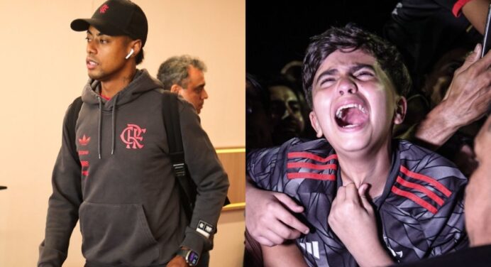 Bruno Henrique surpreende e leva torcedor do Flamengo às lágrimas em Recife